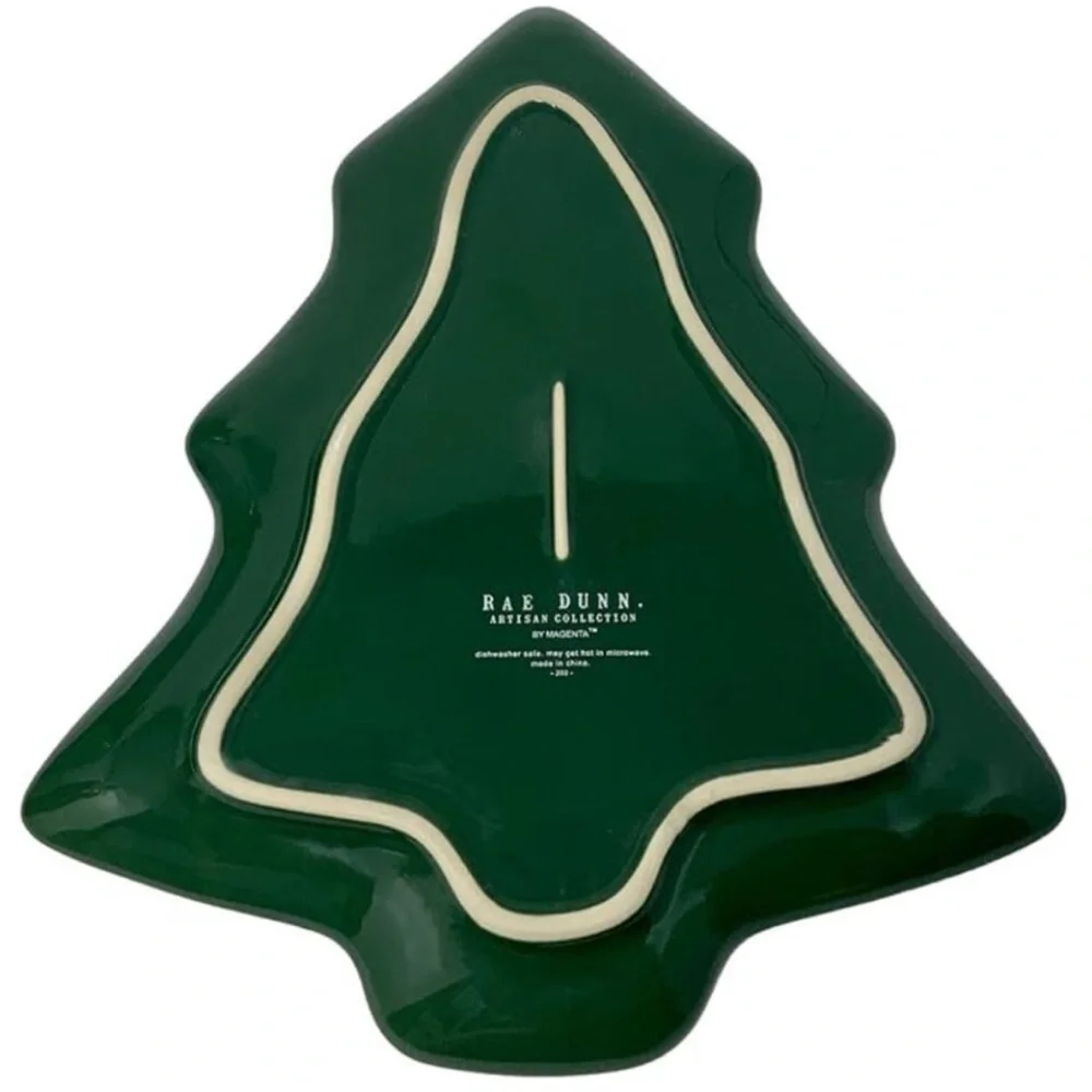 Rae Dunn Christmas Tree Giving Serving Plate NWT